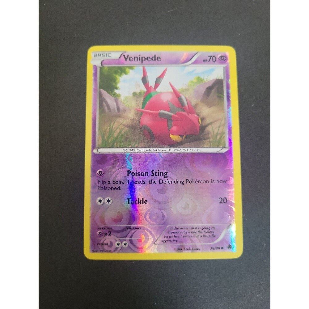 Pokemon Venipede Reverse Holo